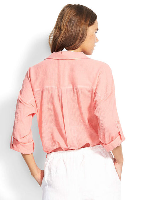 Seafolly Las Palmas CLASSIC BEACH SHIRT